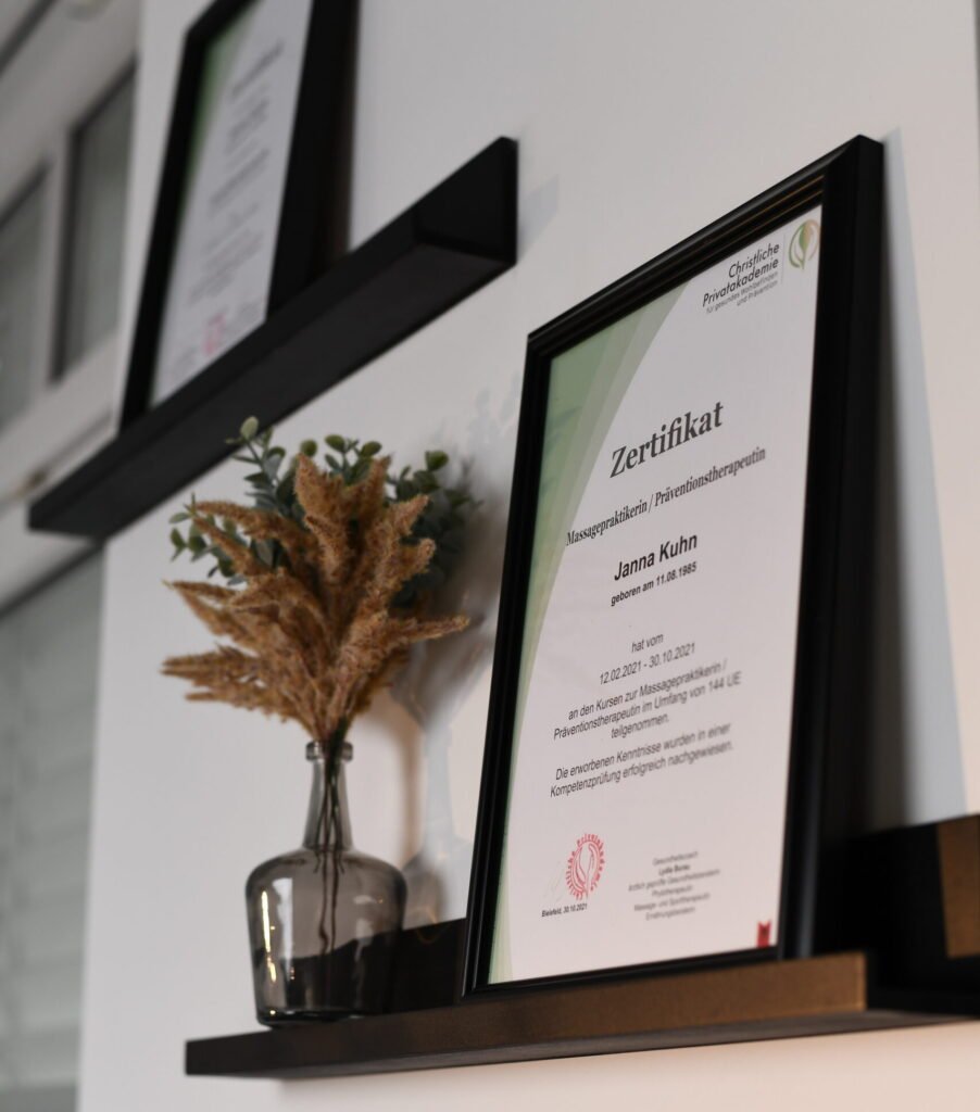 Massagestudio in Schloß Holte-Stukenbrock